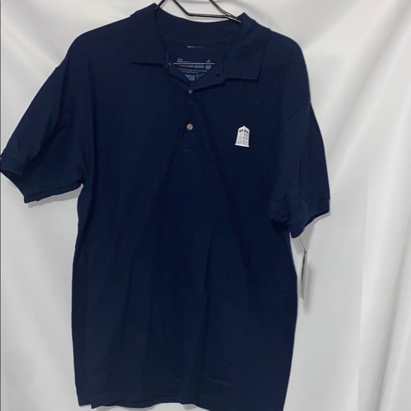 NWT Ripple Junction BBC DOCTOR WHO SIZE MEDIUM NAVY Blue Polo Shirt Casual Knit - Picture 1 of 13